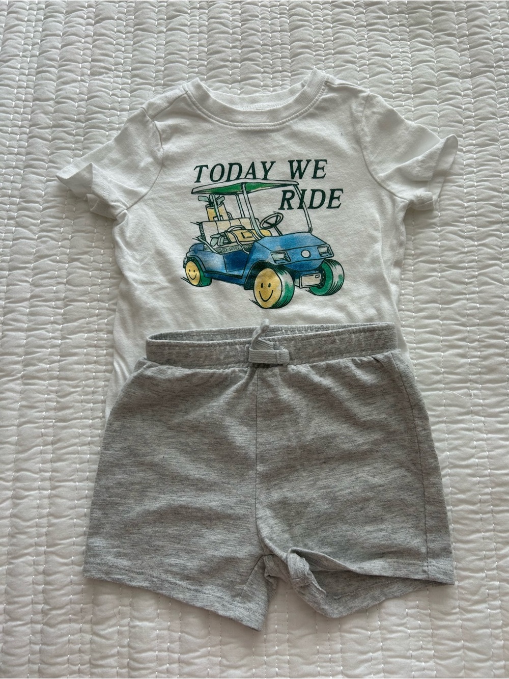 Baby Boy Golf Short Outfit Size 18-24 Mos